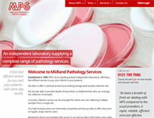 Tablet Screenshot of midlandpathologyservices.co.uk